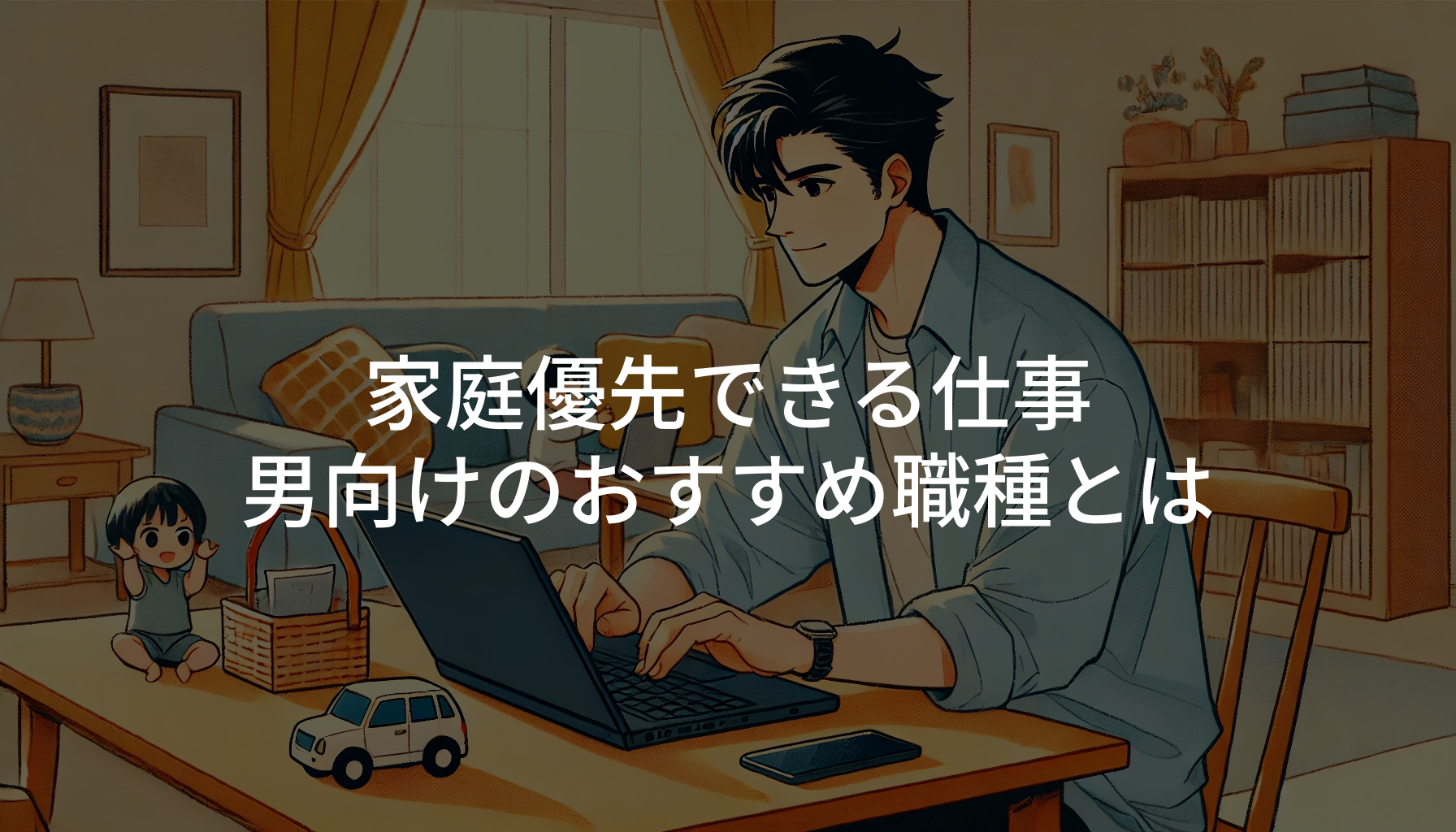 家庭優先できる仕事男向けのおすすめ職種とは