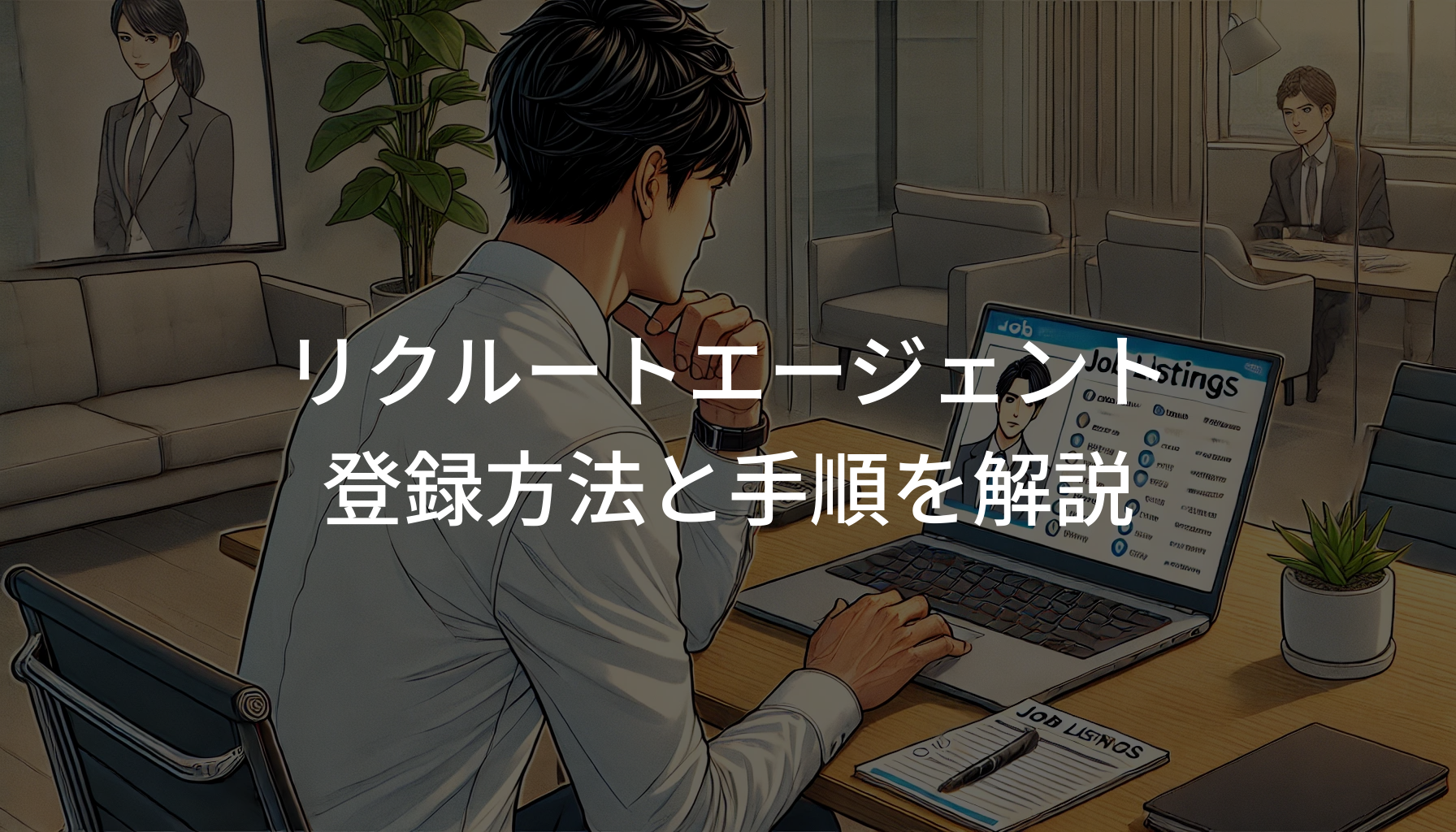 リクルートエージェント登録方法と手順を分かりやすく解説