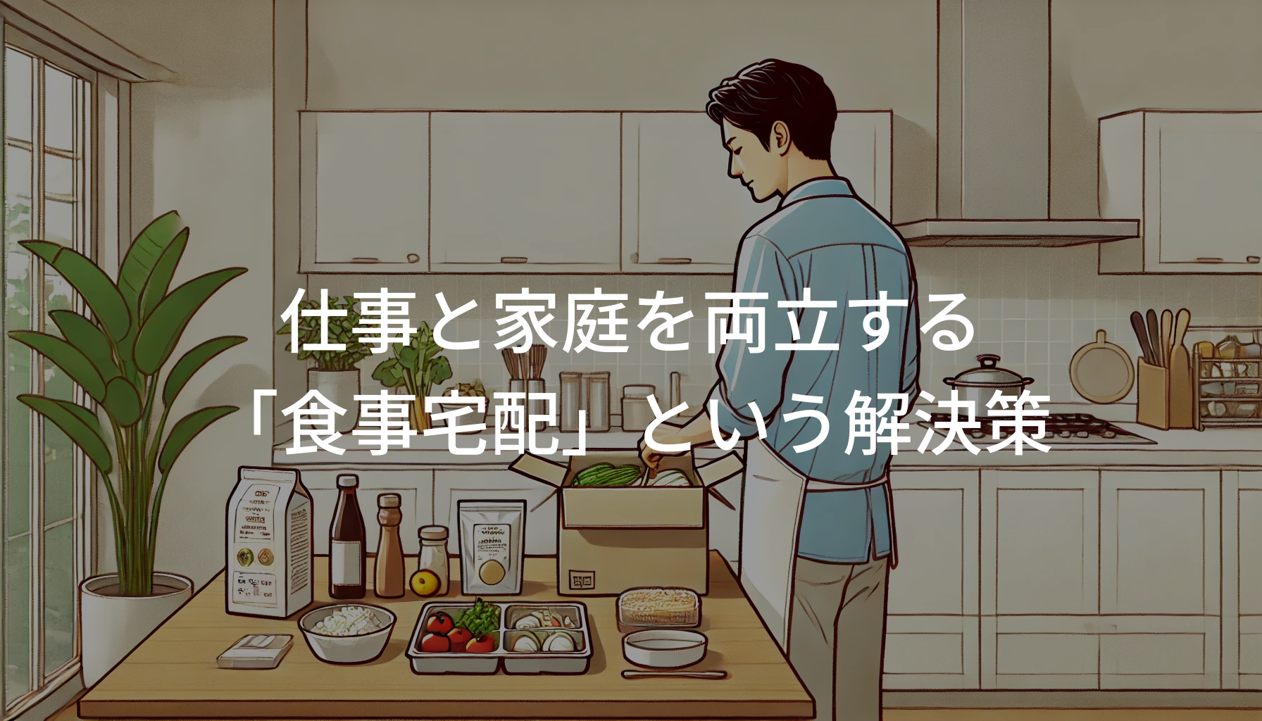 毎日の食事に追われるあなたへ。仕事と家庭を両立する「食事宅配」という解決策